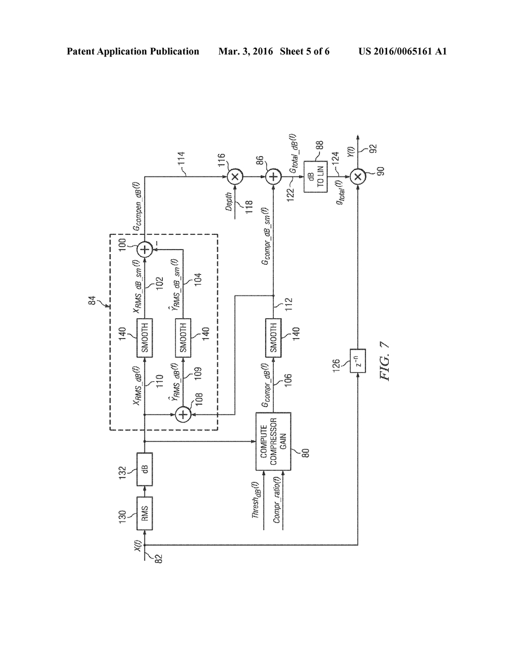 FREQUENCY DOMAIN MULTIBAND DYNAMICS COMPRESSOR WITH SPECTRAL BALANCE     COMPENSATION - diagram, schematic, and image 06