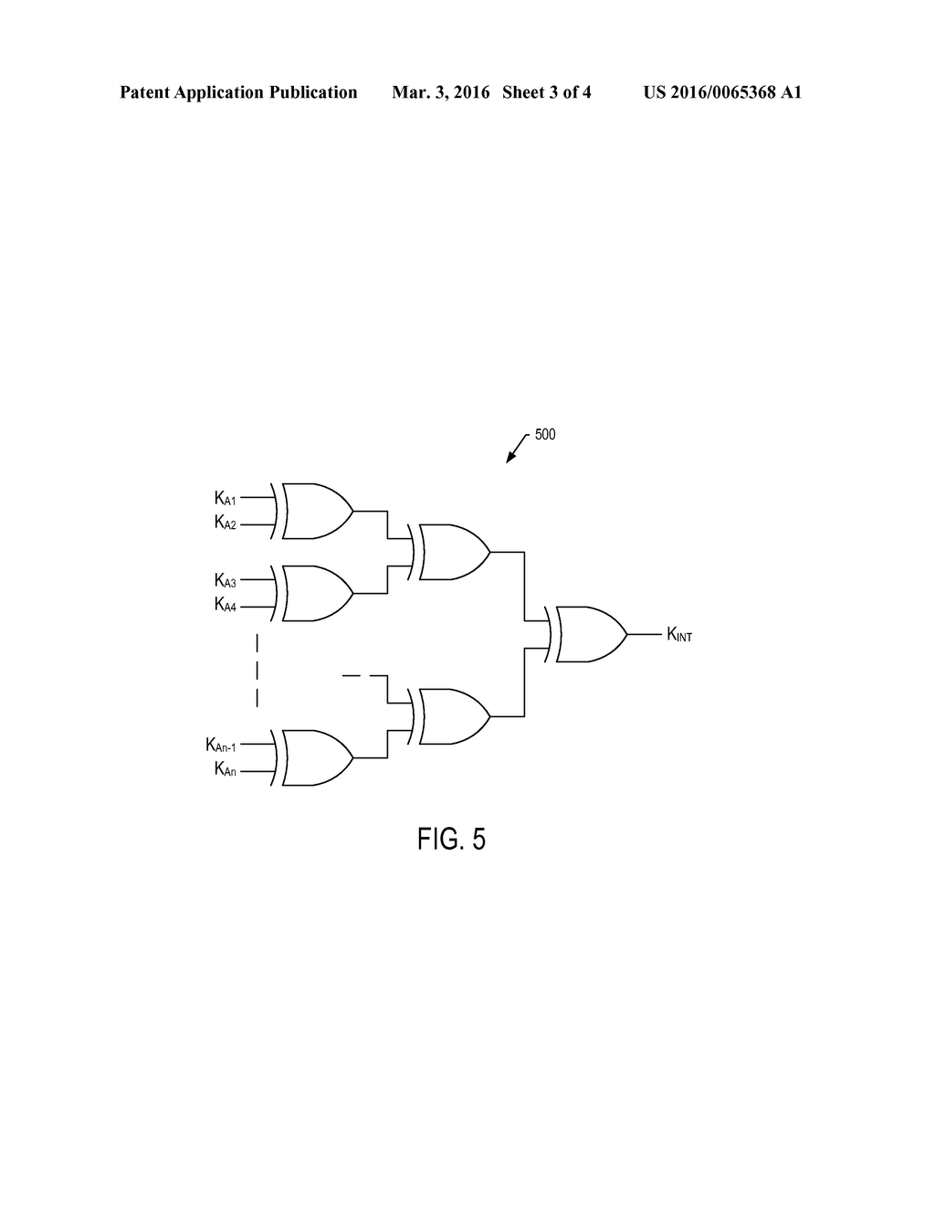 ADDRESS-DEPENDENT KEY GENERATOR BY XOR TREE - diagram, schematic, and image 04