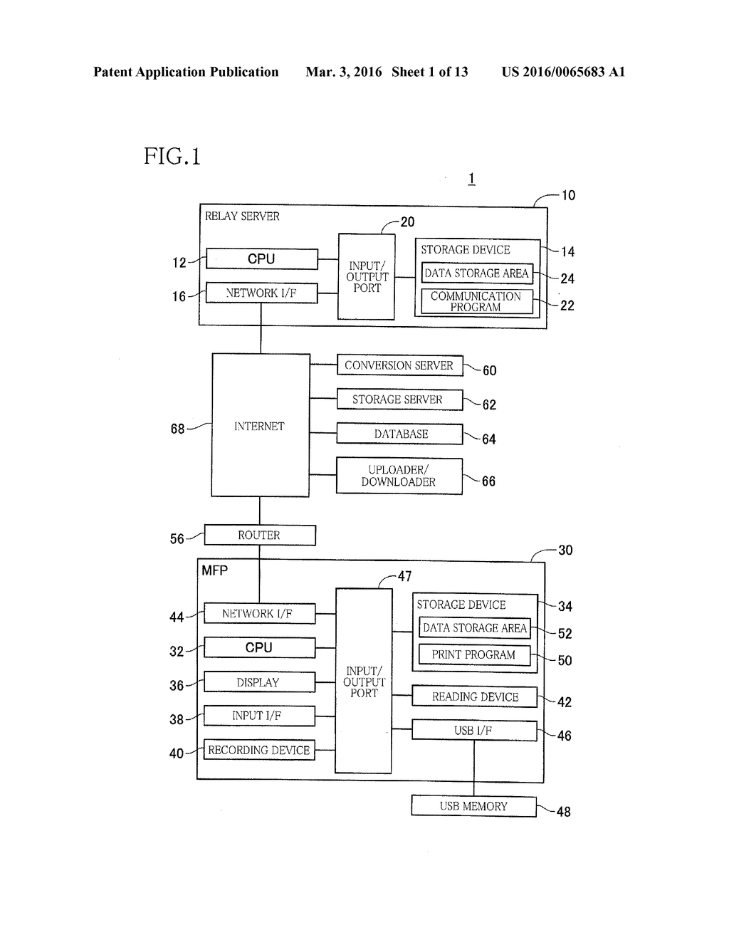 RELAY SERVER AND NON-TRANSITORY STORAGE MEDIUM STORING INSTRUCTIONS     EXECUTABLE BY THE RELAY SERVER - diagram, schematic, and image 02