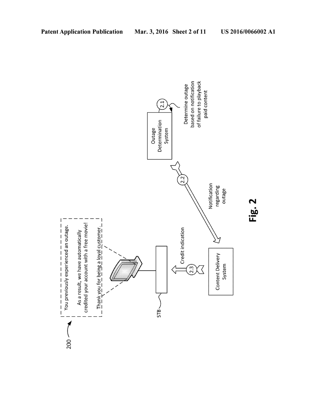 AUTOMATED ACCOUNT CREDITING AFTER INTERRUPTION OR FAILURE OF PAID CONTENT     DELIVERY - diagram, schematic, and image 03