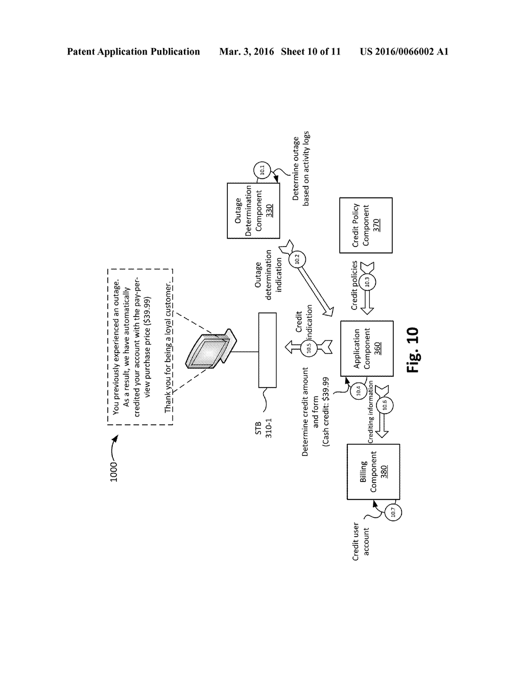 AUTOMATED ACCOUNT CREDITING AFTER INTERRUPTION OR FAILURE OF PAID CONTENT     DELIVERY - diagram, schematic, and image 11