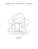 GARMENT CONVERTIBLE INTO A PILLOW diagram and image