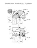 COVER ASSEMBLY FOR FACE-SHIELD BRACKET ASSEMBLY AND SAFETY HAT diagram and image