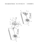 DEVICE FOR THE SUPPORT AND SAFE MOVEMENT OF CABINET DOORS diagram and image