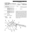 Cooking Pot with Straining Lid and Spoon Support diagram and image