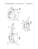 Cooking Pot with Straining Lid and Spoon Support diagram and image