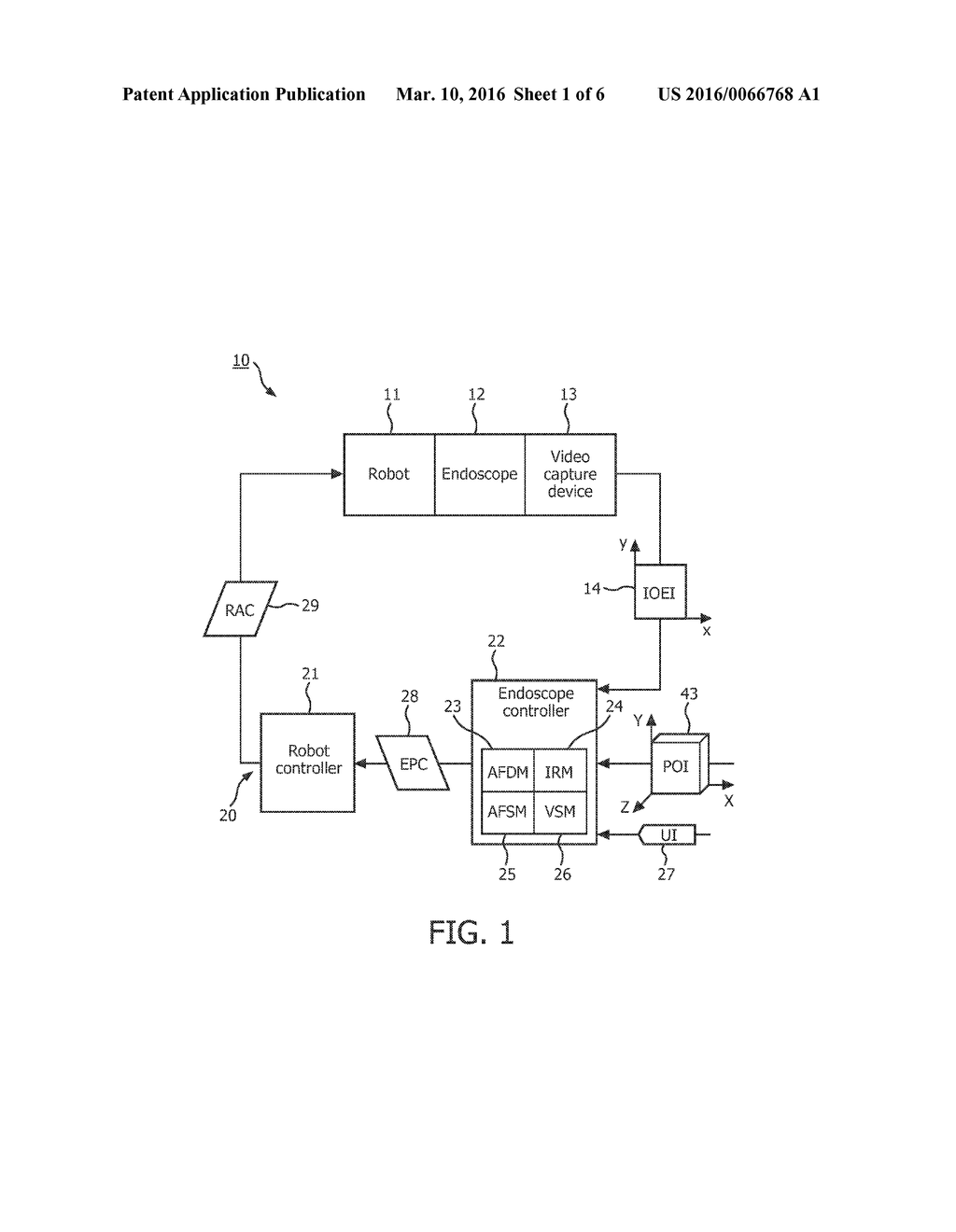 ROBOTIC CONTROL OF AN ENDOSCOPE FROM ANATOMICAL FEATURES - diagram, schematic, and image 02