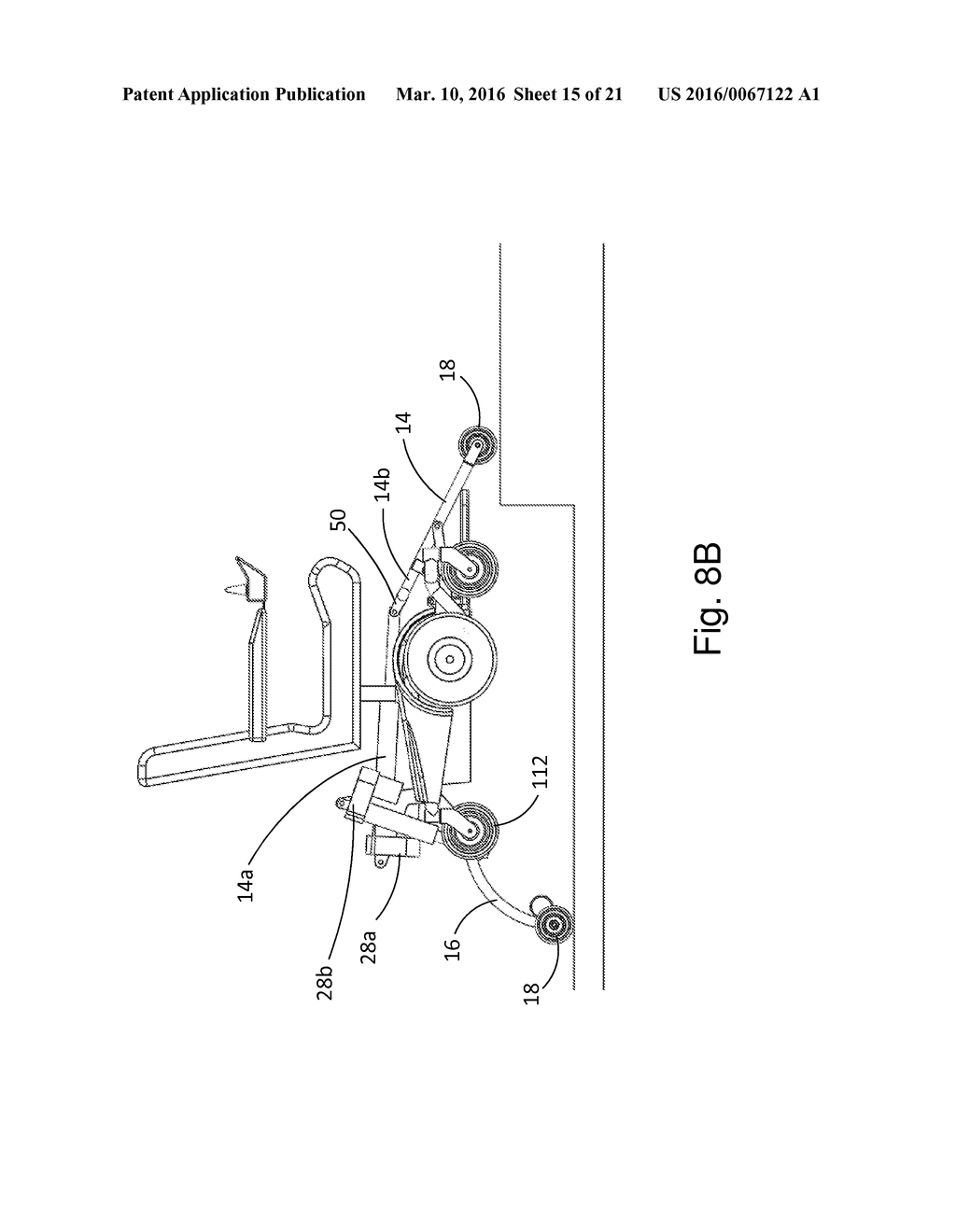 WHEELCHAIR CURB-CLIMBING AND CURB-DESCENDING SYSTEM - diagram, schematic, and image 16