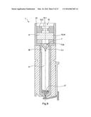 DUAL-CHAMBER CYLINDER-PISTON UNIT FOR THE LYOPHILISATION, STORAGE,     RECONSTITUTION AND APPLICATION OF INJECTION SOLUTIONS FOR AN INJECTOR,     AND METHOD FOR FILLING THE CYLINDER-PISTON UNIT diagram and image