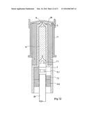 DUAL-CHAMBER CYLINDER-PISTON UNIT FOR THE LYOPHILISATION, STORAGE,     RECONSTITUTION AND APPLICATION OF INJECTION SOLUTIONS FOR AN INJECTOR,     AND METHOD FOR FILLING THE CYLINDER-PISTON UNIT diagram and image