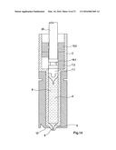 DUAL-CHAMBER CYLINDER-PISTON UNIT FOR THE LYOPHILISATION, STORAGE,     RECONSTITUTION AND APPLICATION OF INJECTION SOLUTIONS FOR AN INJECTOR,     AND METHOD FOR FILLING THE CYLINDER-PISTON UNIT diagram and image