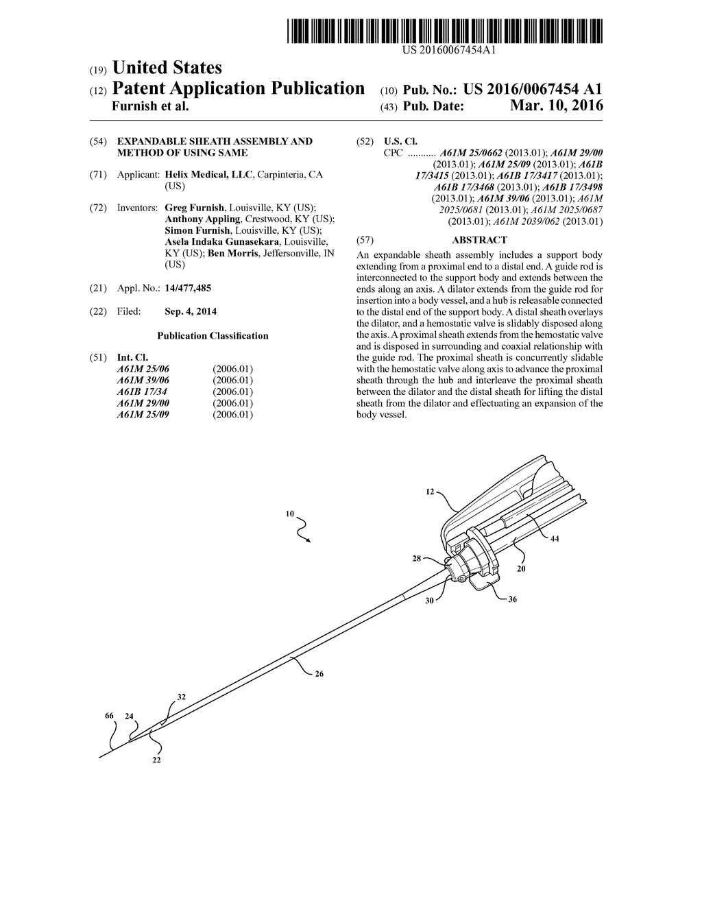 EXPANDABLE SHEATH ASSEMBLY AND METHOD OF USING SAME - diagram, schematic, and image 01