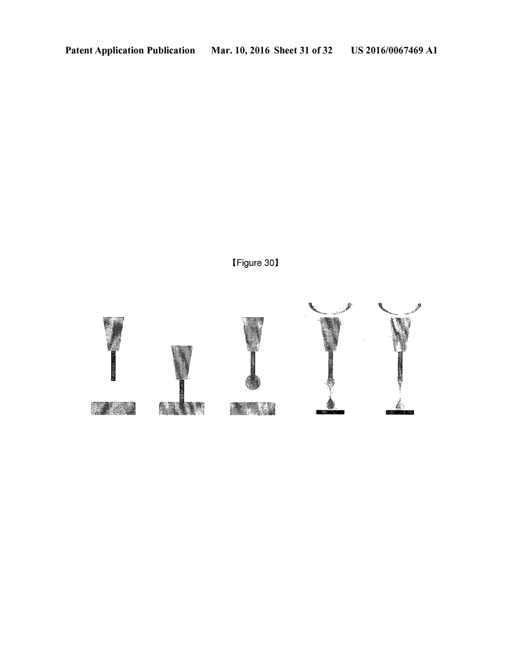 METHOD FOR MANUFACTURING MICROSTRUCTURE USING CENTRIFUGAL FORCE AND     MICROSTRUCTURE MANUFACTURED BY SAME - diagram, schematic, and image 32