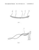 CONNECTING DEVICE OF ELASTIC EXERCISE CORD WITH STRAPS diagram and image