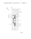 SAND CORE, COATING APPARATUS AND METHOD FOR PRODUCING A SAND CORE, IN EACH     CASE FOR THE PRODUCTION OF VENTILATED BRAKE DISCS diagram and image