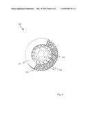 SAND CORE, COATING APPARATUS AND METHOD FOR PRODUCING A SAND CORE, IN EACH     CASE FOR THE PRODUCTION OF VENTILATED BRAKE DISCS diagram and image