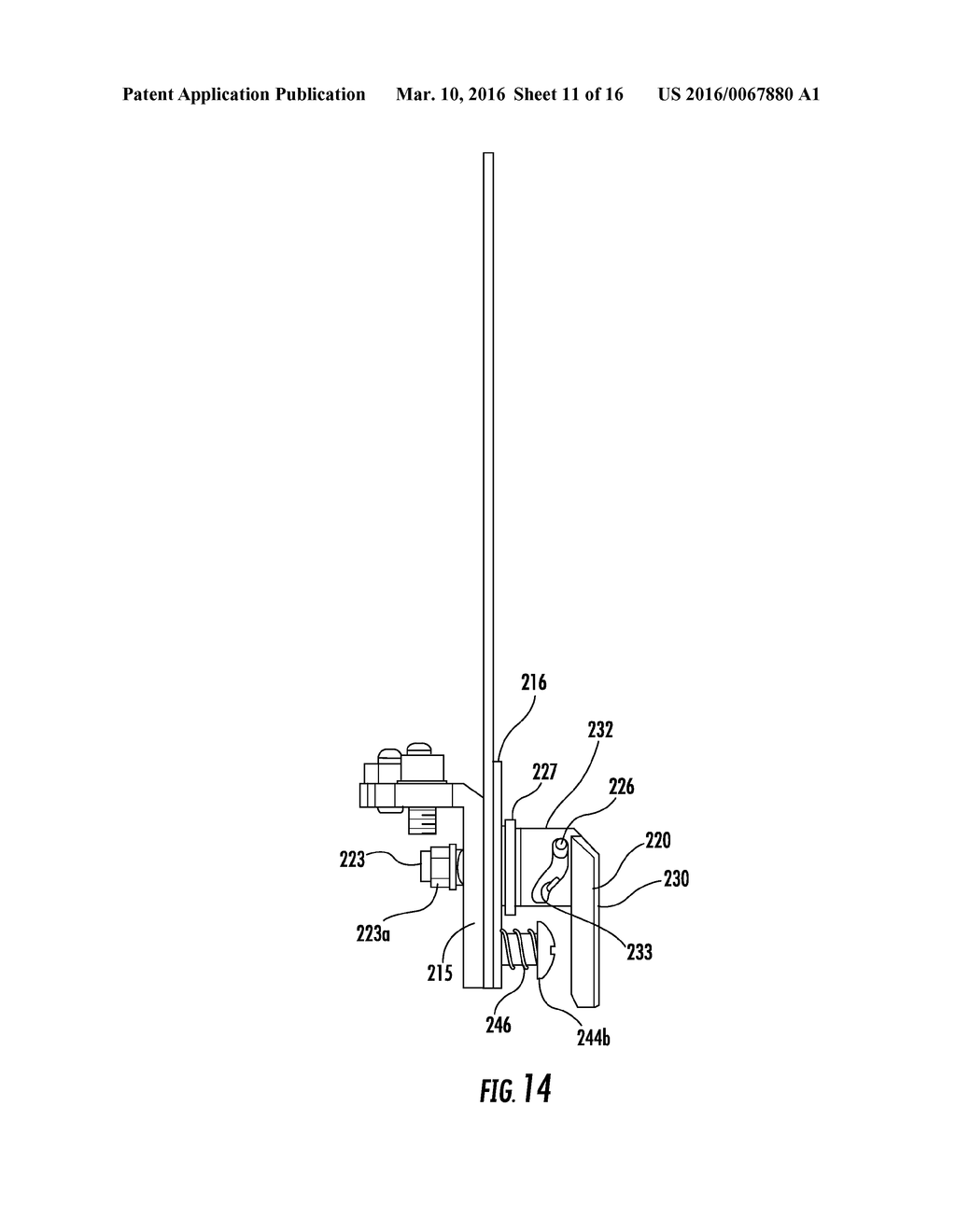 Table Saw Riving Knife Mounting Arrangement - diagram, schematic, and image 12