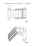 DEVICE FOR REGULATING COOLING AIR ON A MOTOR VEHICLE diagram and image