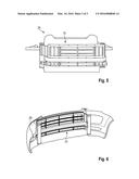 DEVICE FOR REGULATING COOLING AIR ON A MOTOR VEHICLE diagram and image