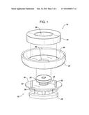 MAGNET FASTENER WITH RESILIENT SUPPORT INCLUDING AT LEAST ONE PROJECTION diagram and image