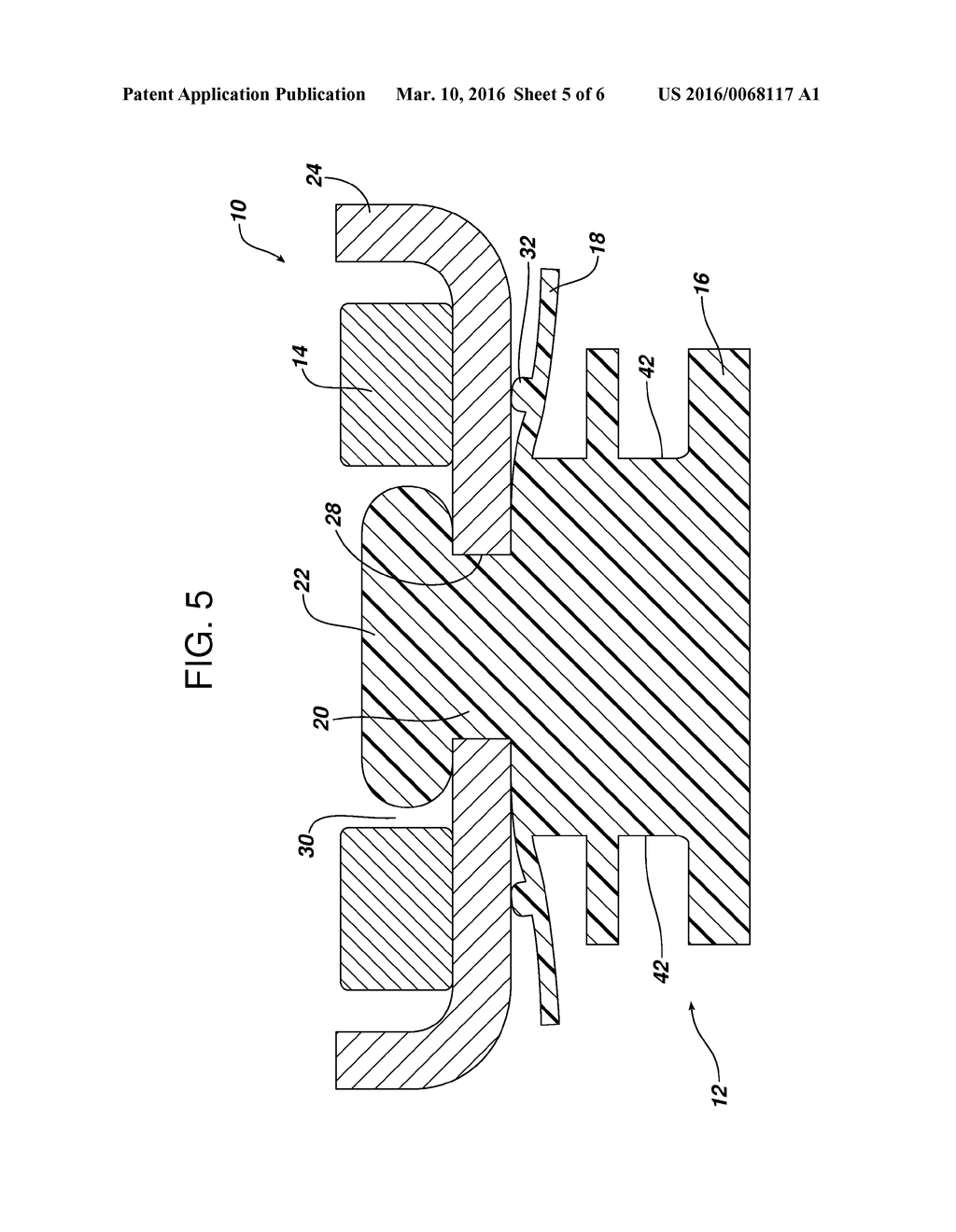 MAGNET FASTENER WITH RESILIENT SUPPORT INCLUDING AT LEAST ONE PROJECTION - diagram, schematic, and image 06