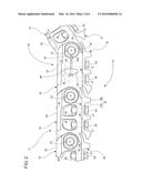 CRAWLER BELT AND MASTER LINK FOR CRAWLER BELT diagram and image