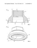 LOCKING MEMBER WITH SEALING INSERT AND CHANNEL diagram and image