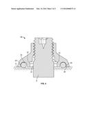 LOCKING MEMBER WITH SEALING INSERT AND CHANNEL diagram and image