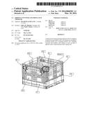 Shipping Container and Spring Lock Therefor diagram and image