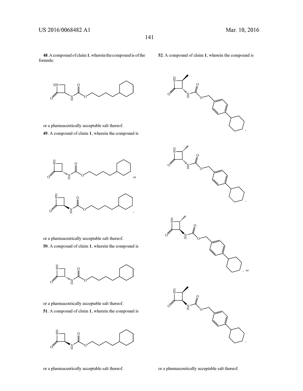 CARBAMATE DERIVATIVES OF LACTAM BASED N-ACYLETHANOLAMINE ACID AMIDASE     (NAAA) INHIBITORS - diagram, schematic, and image 150