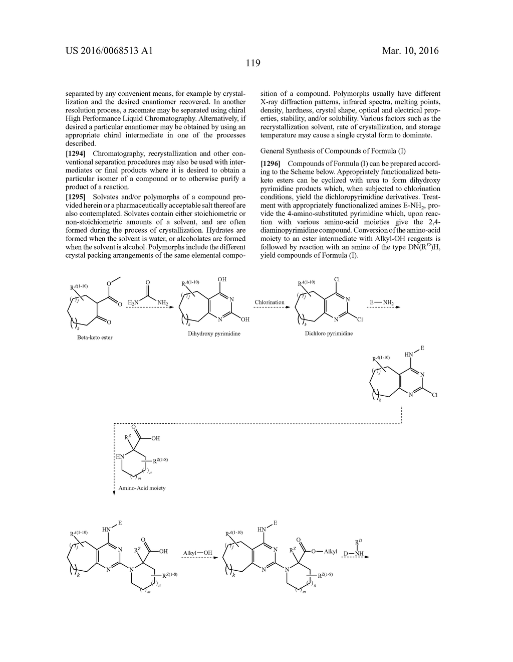 FUSED PYRIMIDINE COMPOUNDS AND USE THEREOF - diagram, schematic, and image 124