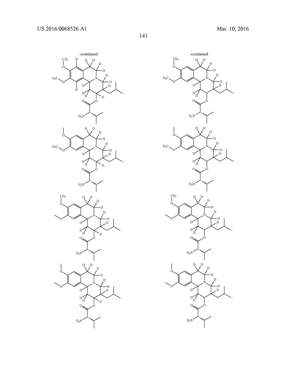 BENZOQUINOLONE INHIBITORS OF VMAT2 - diagram, schematic, and image 142