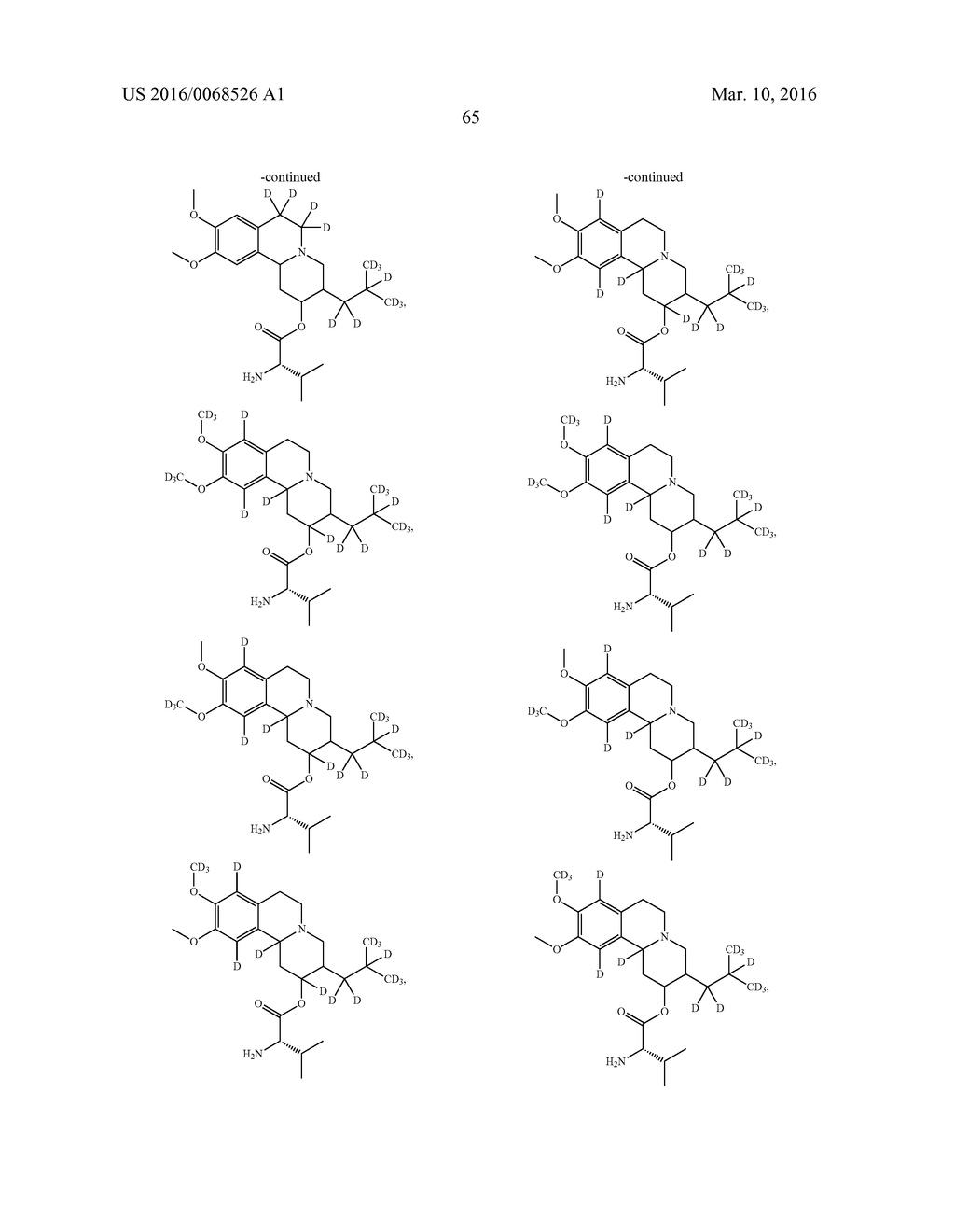 BENZOQUINOLONE INHIBITORS OF VMAT2 - diagram, schematic, and image 66