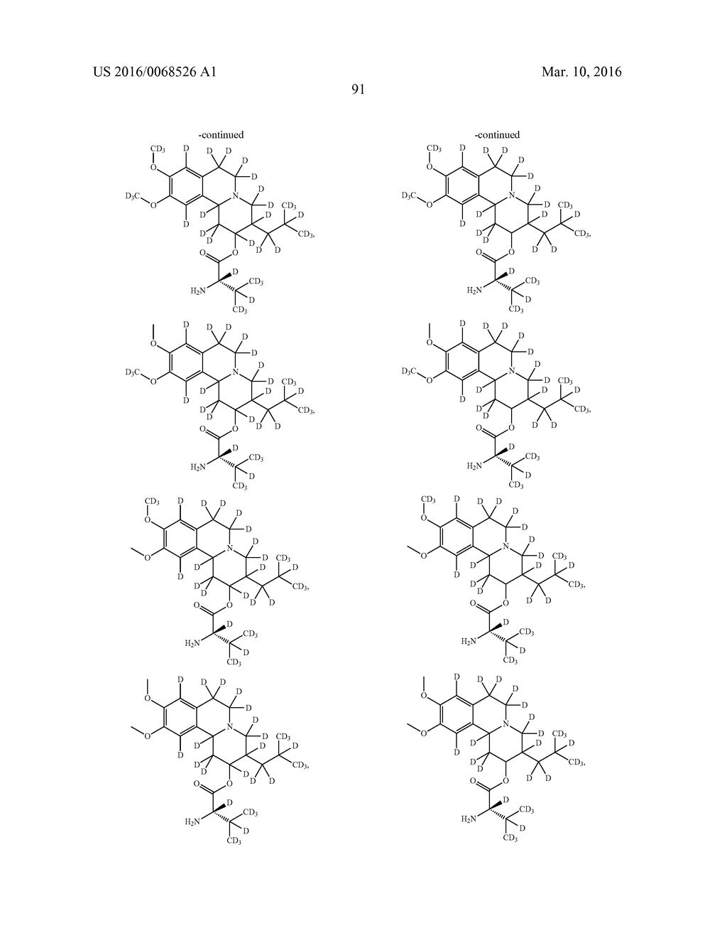 BENZOQUINOLONE INHIBITORS OF VMAT2 - diagram, schematic, and image 92