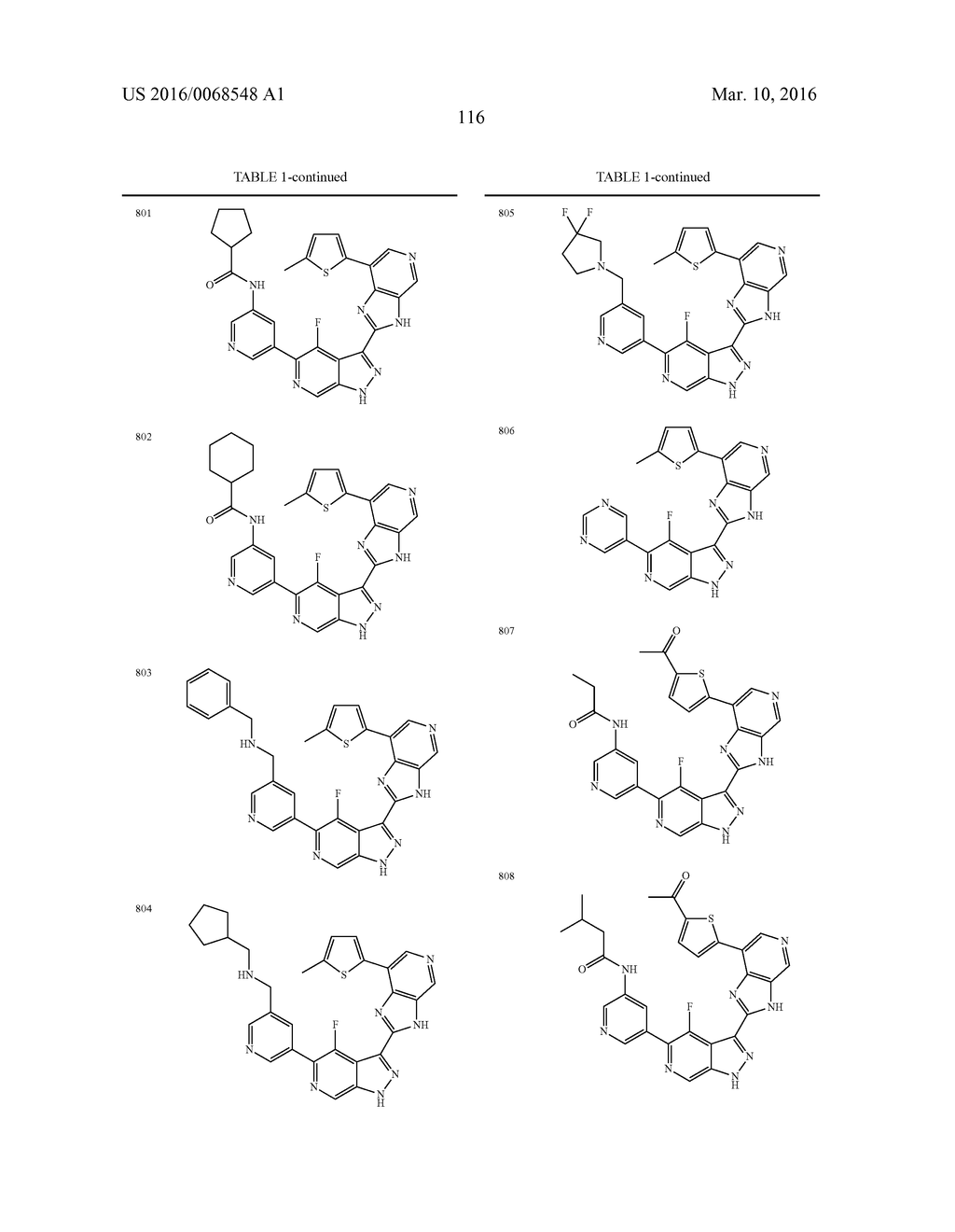 3-(3H-IMIDAZO[4,5-C]PYRIDIN-2-YL)-1H-PYRAZOLO[3,4-C]PYRIDINE AND     THERAPEUTIC USES THEREOF - diagram, schematic, and image 117