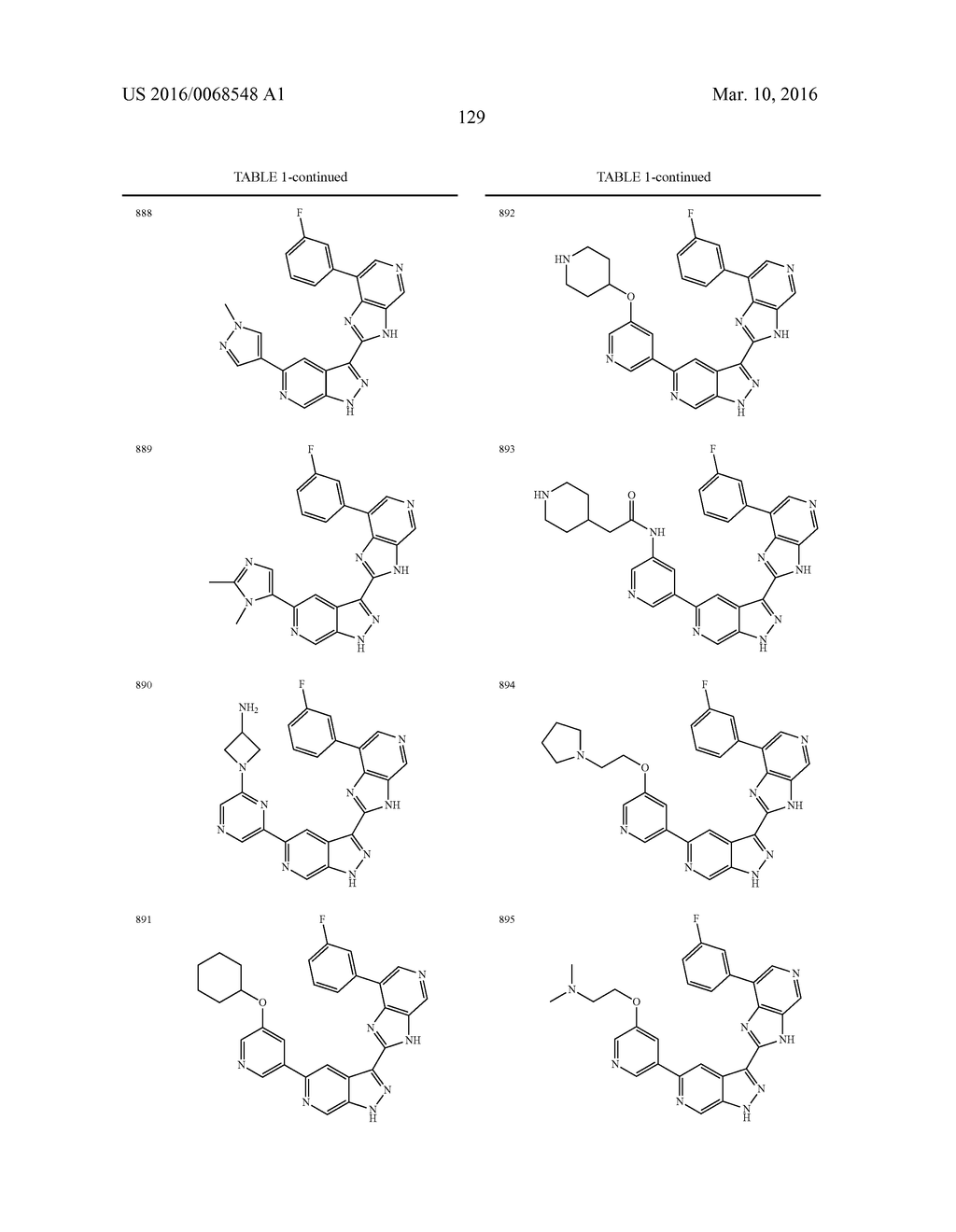 3-(3H-IMIDAZO[4,5-C]PYRIDIN-2-YL)-1H-PYRAZOLO[3,4-C]PYRIDINE AND     THERAPEUTIC USES THEREOF - diagram, schematic, and image 130