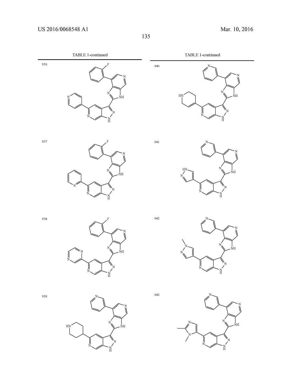 3-(3H-IMIDAZO[4,5-C]PYRIDIN-2-YL)-1H-PYRAZOLO[3,4-C]PYRIDINE AND     THERAPEUTIC USES THEREOF - diagram, schematic, and image 136