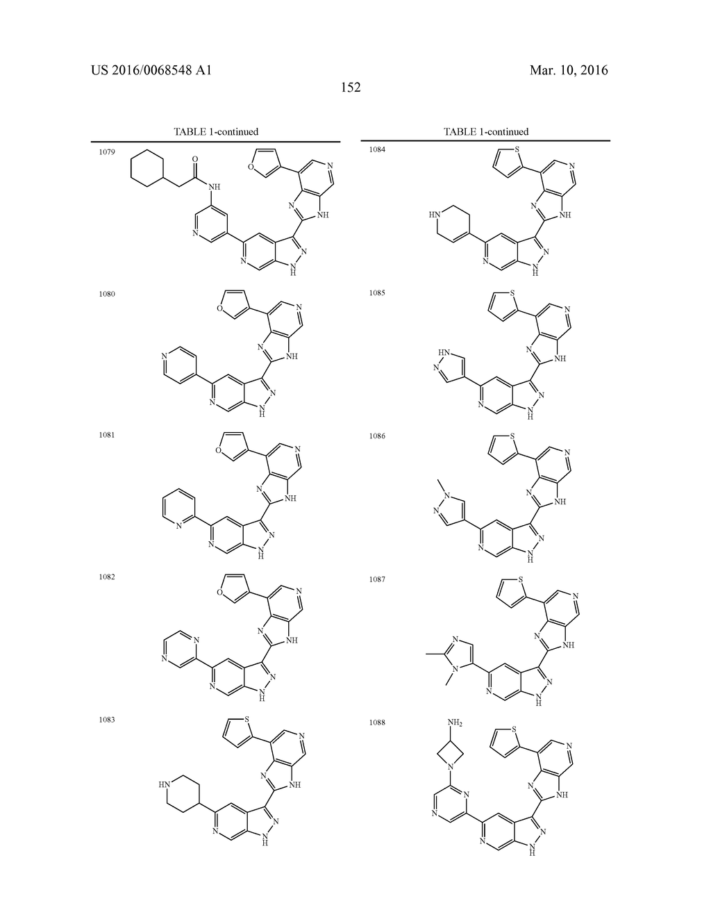 3-(3H-IMIDAZO[4,5-C]PYRIDIN-2-YL)-1H-PYRAZOLO[3,4-C]PYRIDINE AND     THERAPEUTIC USES THEREOF - diagram, schematic, and image 153