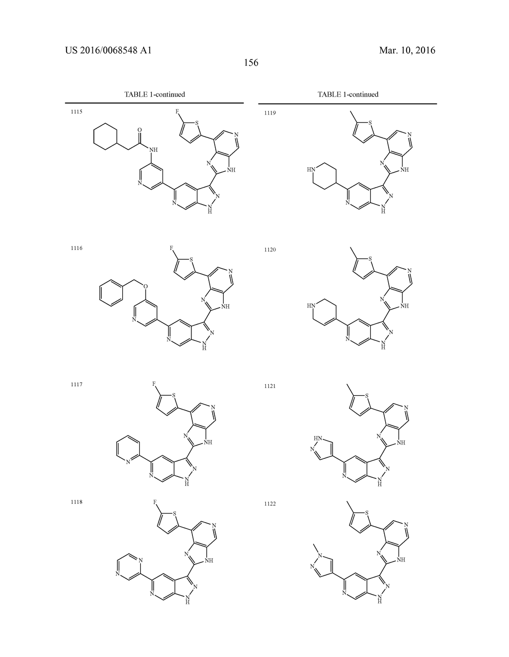 3-(3H-IMIDAZO[4,5-C]PYRIDIN-2-YL)-1H-PYRAZOLO[3,4-C]PYRIDINE AND     THERAPEUTIC USES THEREOF - diagram, schematic, and image 157