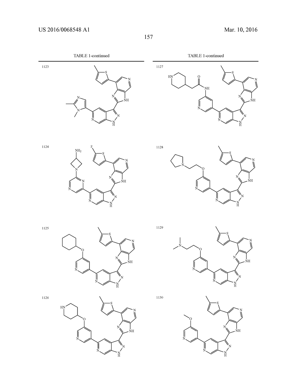 3-(3H-IMIDAZO[4,5-C]PYRIDIN-2-YL)-1H-PYRAZOLO[3,4-C]PYRIDINE AND     THERAPEUTIC USES THEREOF - diagram, schematic, and image 158