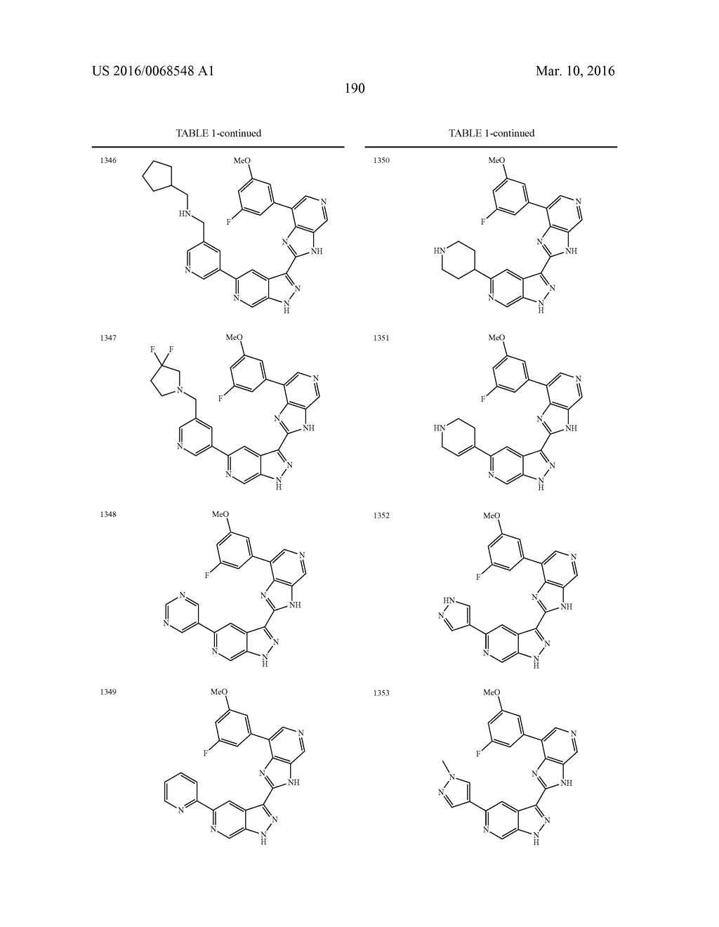 3-(3H-IMIDAZO[4,5-C]PYRIDIN-2-YL)-1H-PYRAZOLO[3,4-C]PYRIDINE AND     THERAPEUTIC USES THEREOF - diagram, schematic, and image 191