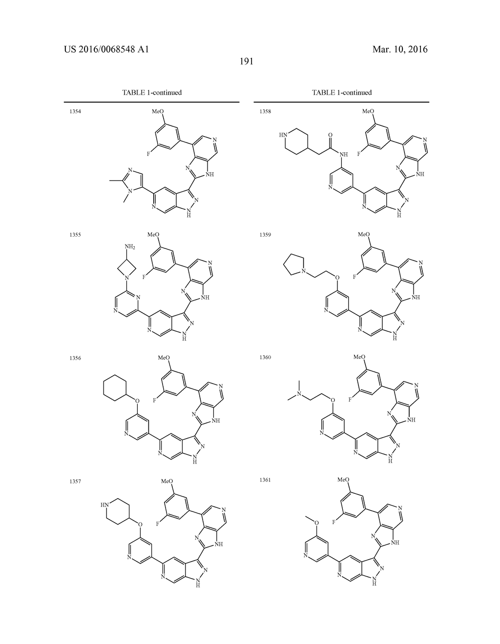 3-(3H-IMIDAZO[4,5-C]PYRIDIN-2-YL)-1H-PYRAZOLO[3,4-C]PYRIDINE AND     THERAPEUTIC USES THEREOF - diagram, schematic, and image 192