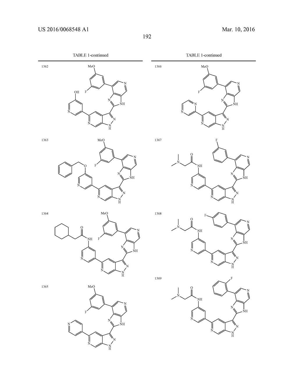 3-(3H-IMIDAZO[4,5-C]PYRIDIN-2-YL)-1H-PYRAZOLO[3,4-C]PYRIDINE AND     THERAPEUTIC USES THEREOF - diagram, schematic, and image 193