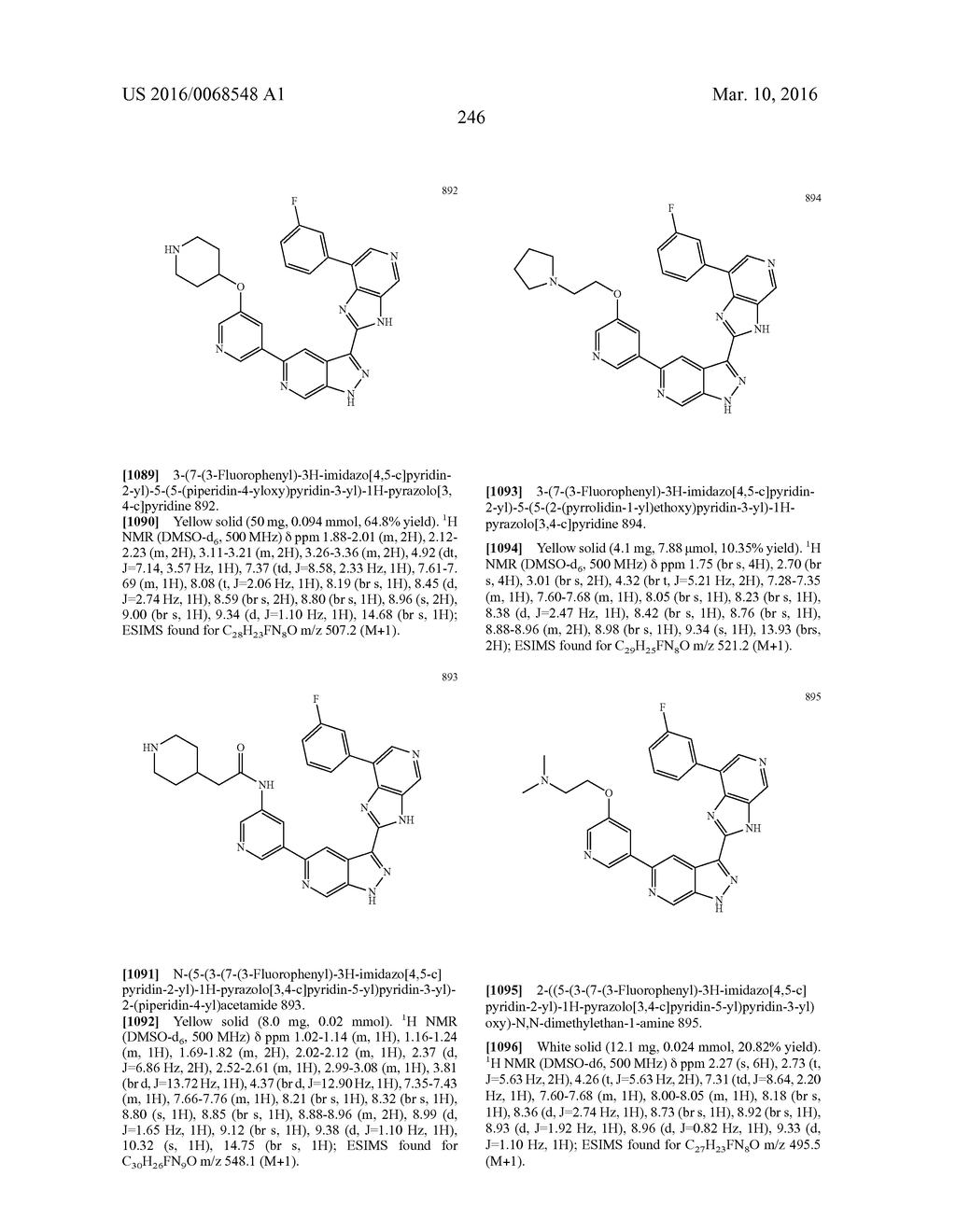 3-(3H-IMIDAZO[4,5-C]PYRIDIN-2-YL)-1H-PYRAZOLO[3,4-C]PYRIDINE AND     THERAPEUTIC USES THEREOF - diagram, schematic, and image 247