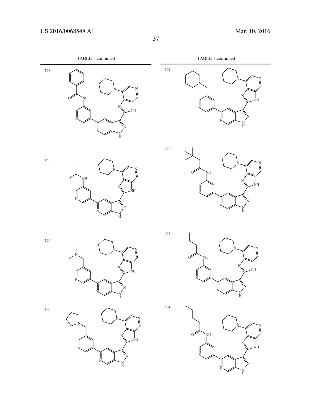 3-(3H-IMIDAZO[4,5-C]PYRIDIN-2-YL)-1H-PYRAZOLO[3,4-C]PYRIDINE AND     THERAPEUTIC USES THEREOF - diagram, schematic, and image 38