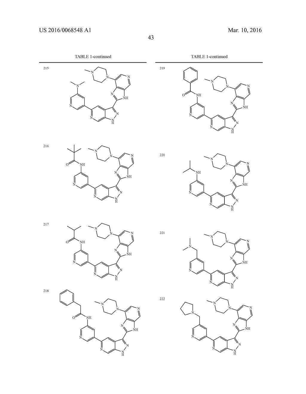 3-(3H-IMIDAZO[4,5-C]PYRIDIN-2-YL)-1H-PYRAZOLO[3,4-C]PYRIDINE AND     THERAPEUTIC USES THEREOF - diagram, schematic, and image 44