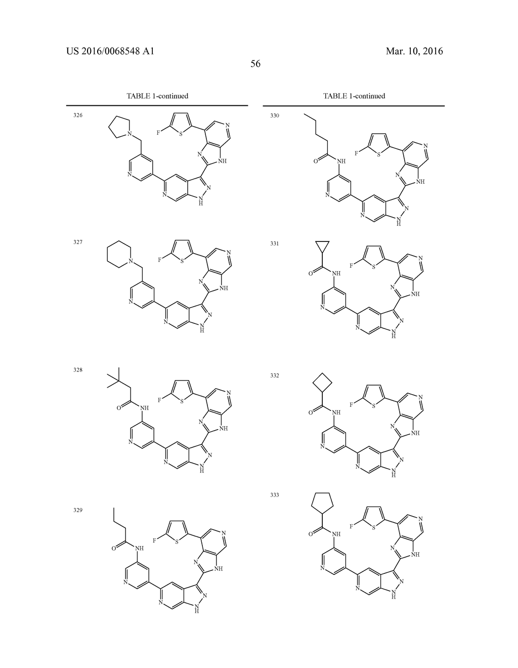 3-(3H-IMIDAZO[4,5-C]PYRIDIN-2-YL)-1H-PYRAZOLO[3,4-C]PYRIDINE AND     THERAPEUTIC USES THEREOF - diagram, schematic, and image 57
