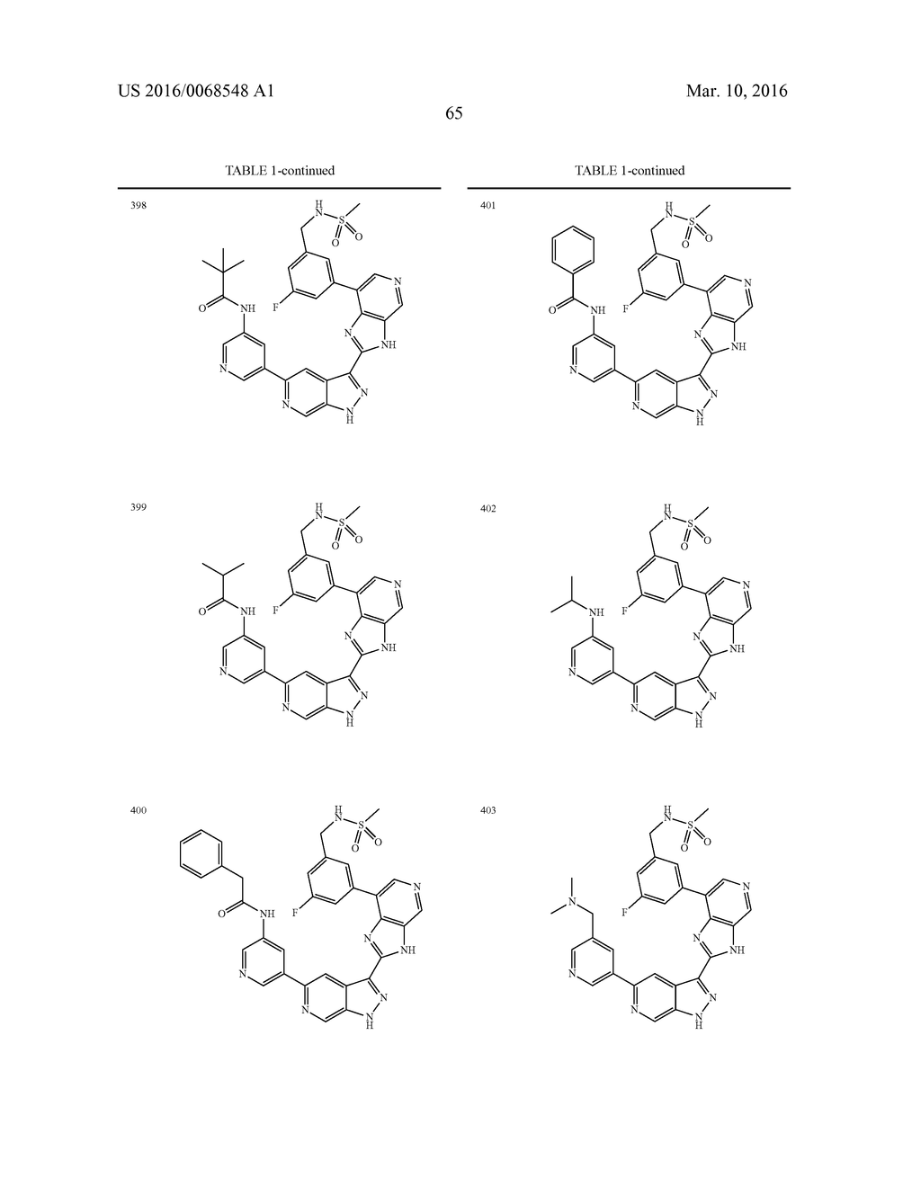 3-(3H-IMIDAZO[4,5-C]PYRIDIN-2-YL)-1H-PYRAZOLO[3,4-C]PYRIDINE AND     THERAPEUTIC USES THEREOF - diagram, schematic, and image 66