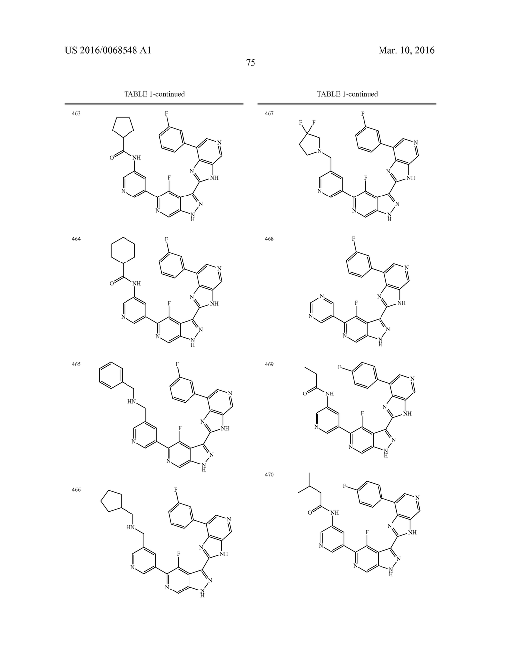 3-(3H-IMIDAZO[4,5-C]PYRIDIN-2-YL)-1H-PYRAZOLO[3,4-C]PYRIDINE AND     THERAPEUTIC USES THEREOF - diagram, schematic, and image 76
