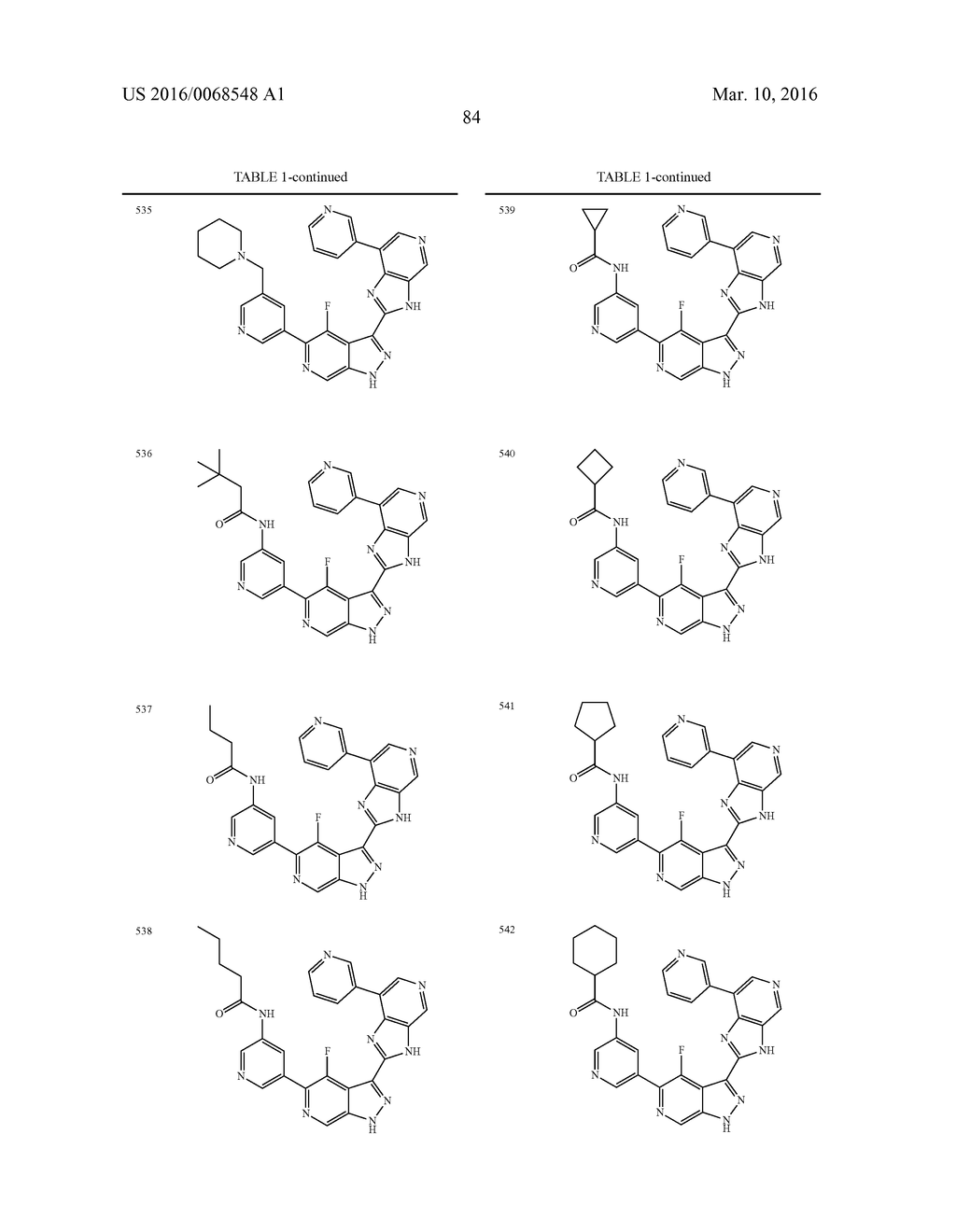 3-(3H-IMIDAZO[4,5-C]PYRIDIN-2-YL)-1H-PYRAZOLO[3,4-C]PYRIDINE AND     THERAPEUTIC USES THEREOF - diagram, schematic, and image 85